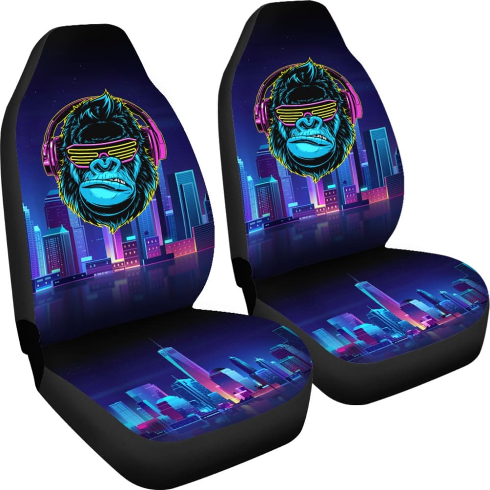 Monkey Custom Music DJ Style Car Seat Covers 211801 - YourCarButBetter