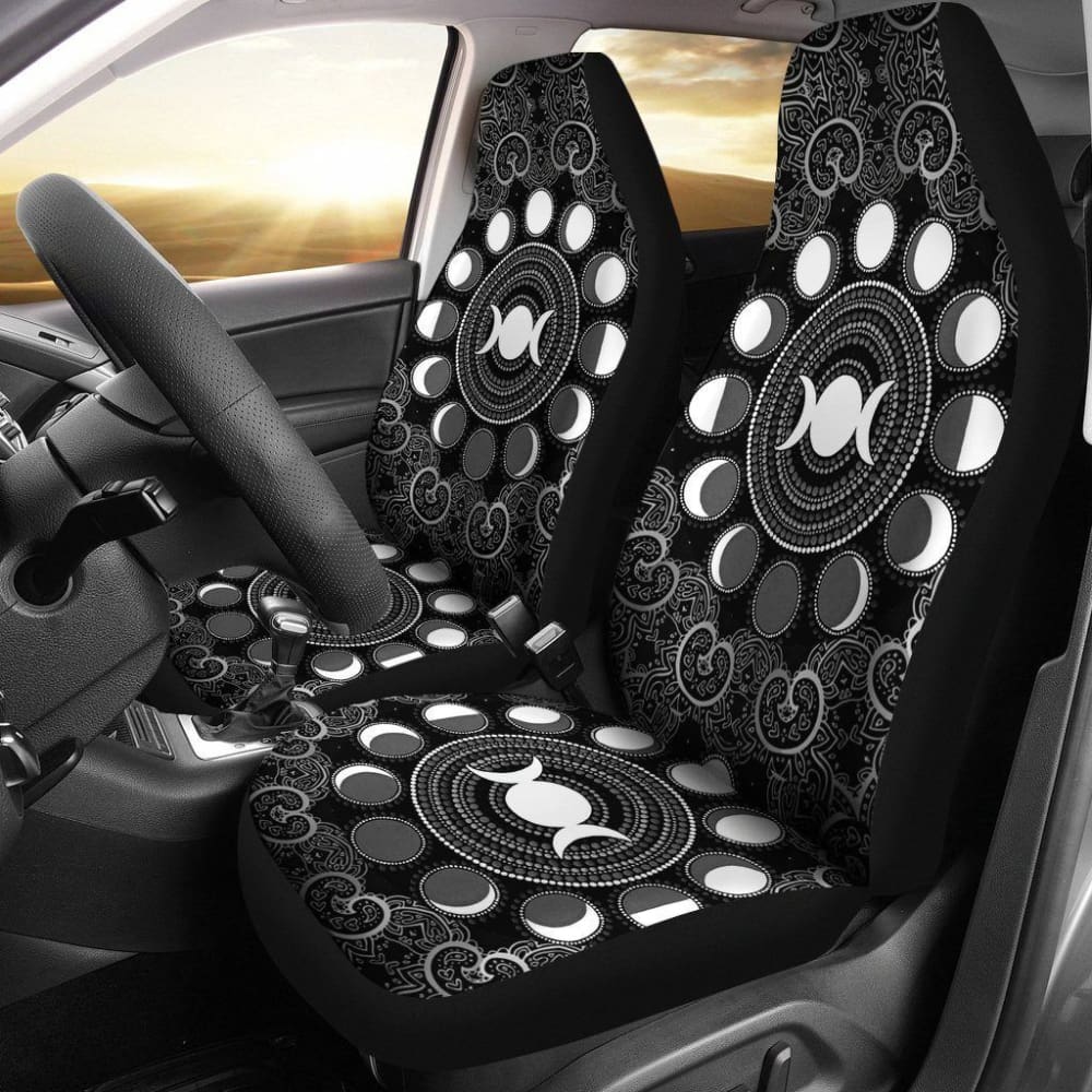 Moon Phases Car Seat Covers 550317 - YourCarButBetter
