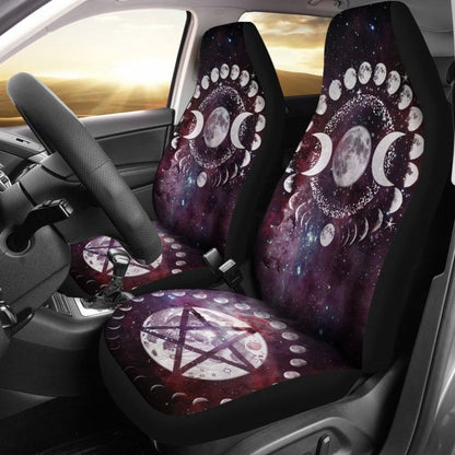 Moon Phases Wicca Car Seat Covers 550317 - YourCarButBetter