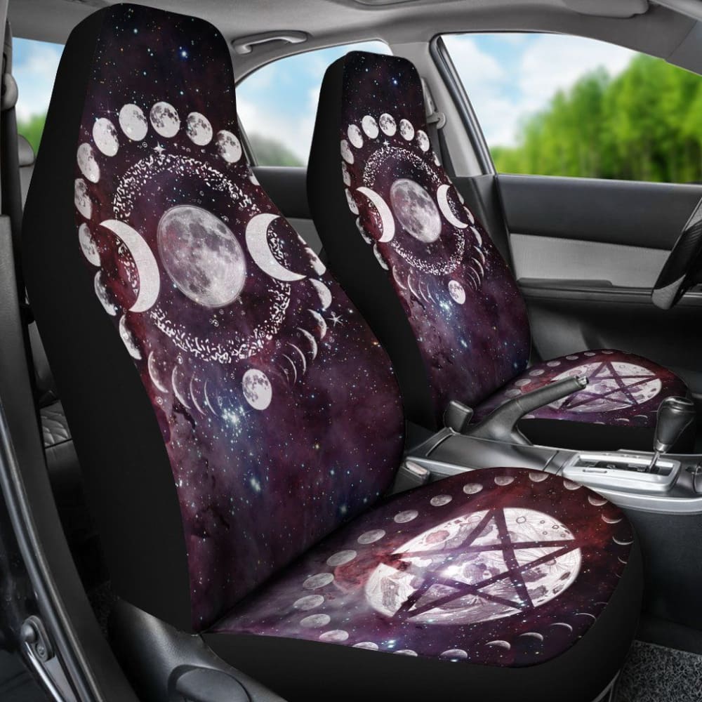 Moon Phases Wicca Car Seat Covers 550317 - YourCarButBetter