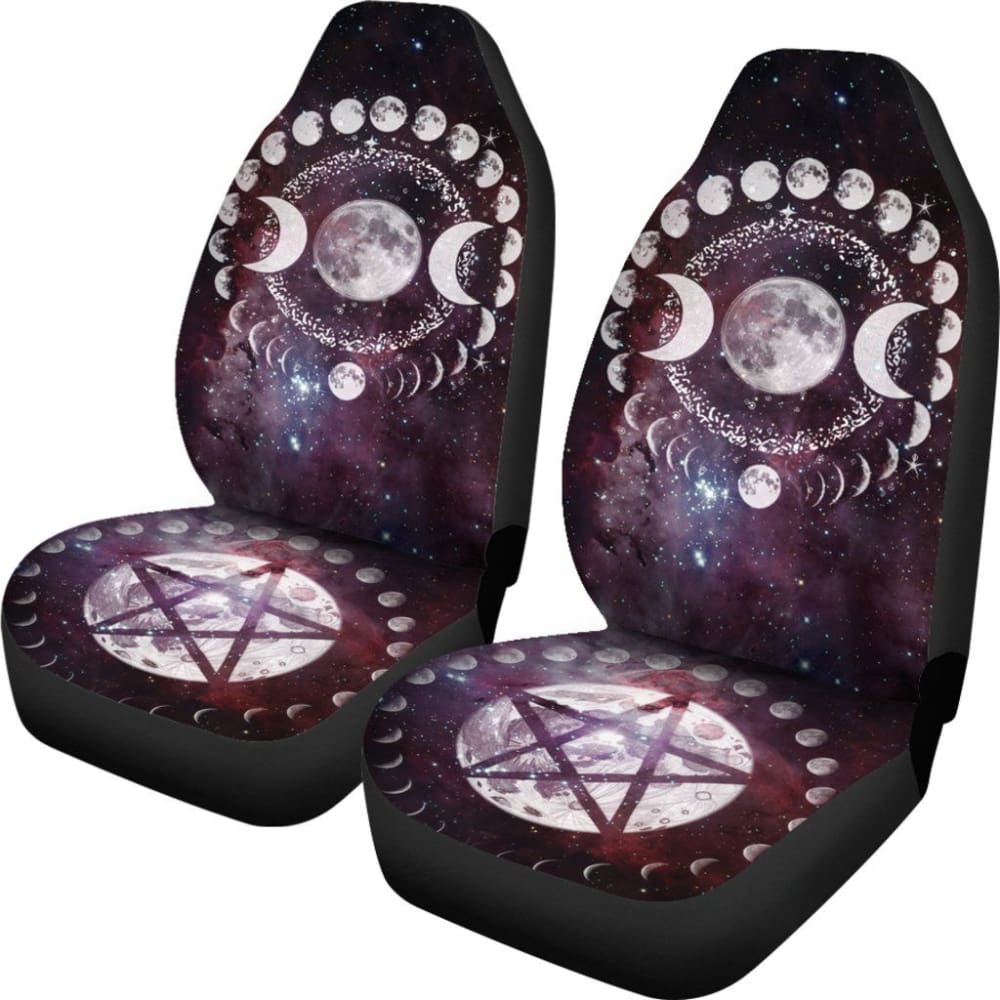 Moon Phases Wicca Car Seat Covers 550317 - YourCarButBetter