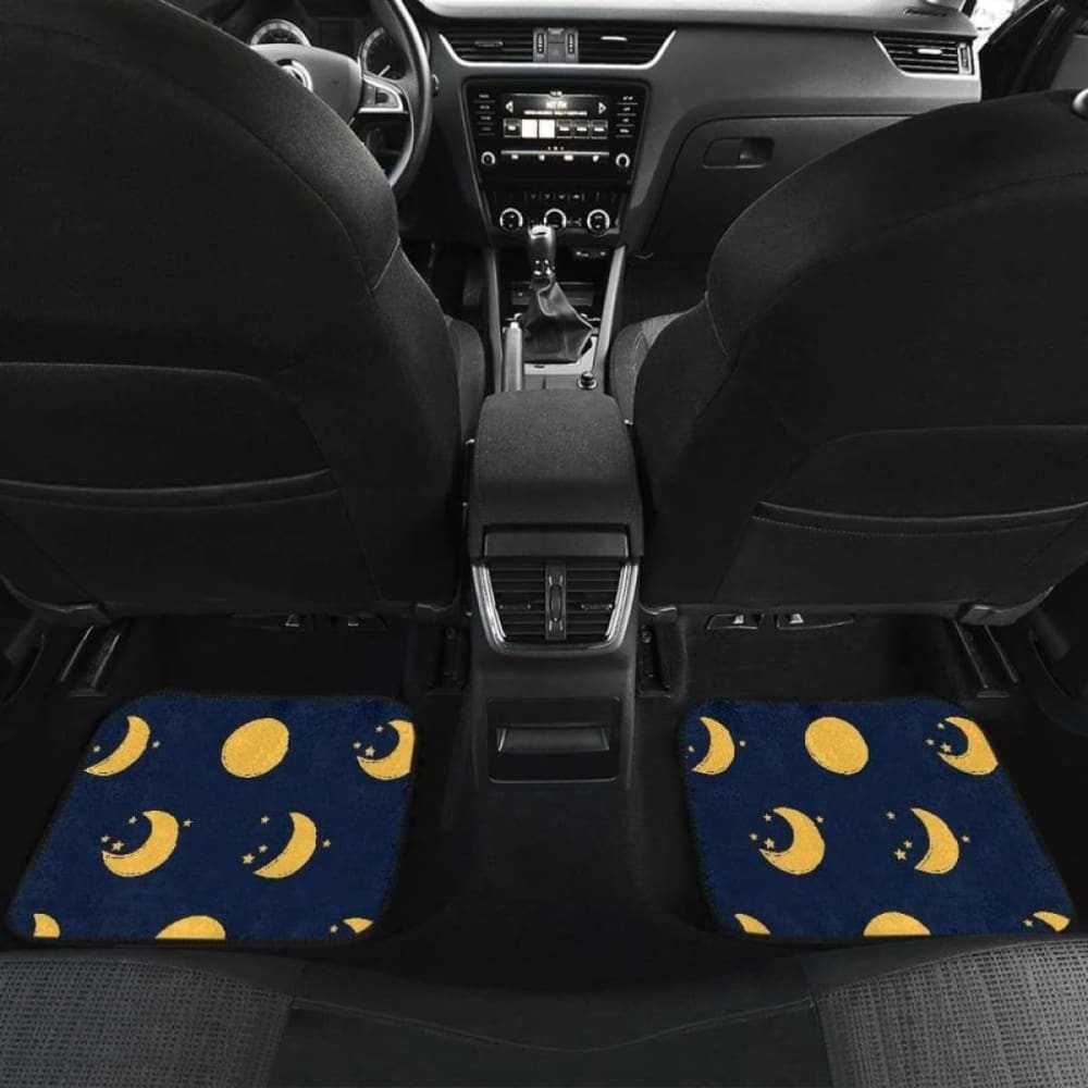 Moon Star Pattern Front And Back Car Mats 194013 - YourCarButBetter