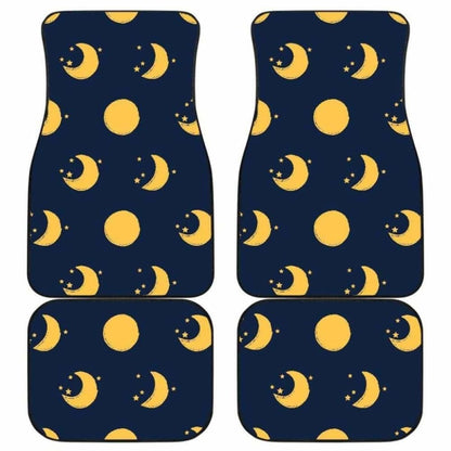 Moon Star Pattern Front And Back Car Mats 194013 - YourCarButBetter