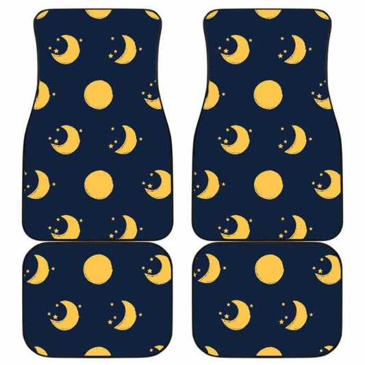 Moon Star Pattern Front And Back Car Mats 194013 - YourCarButBetter
