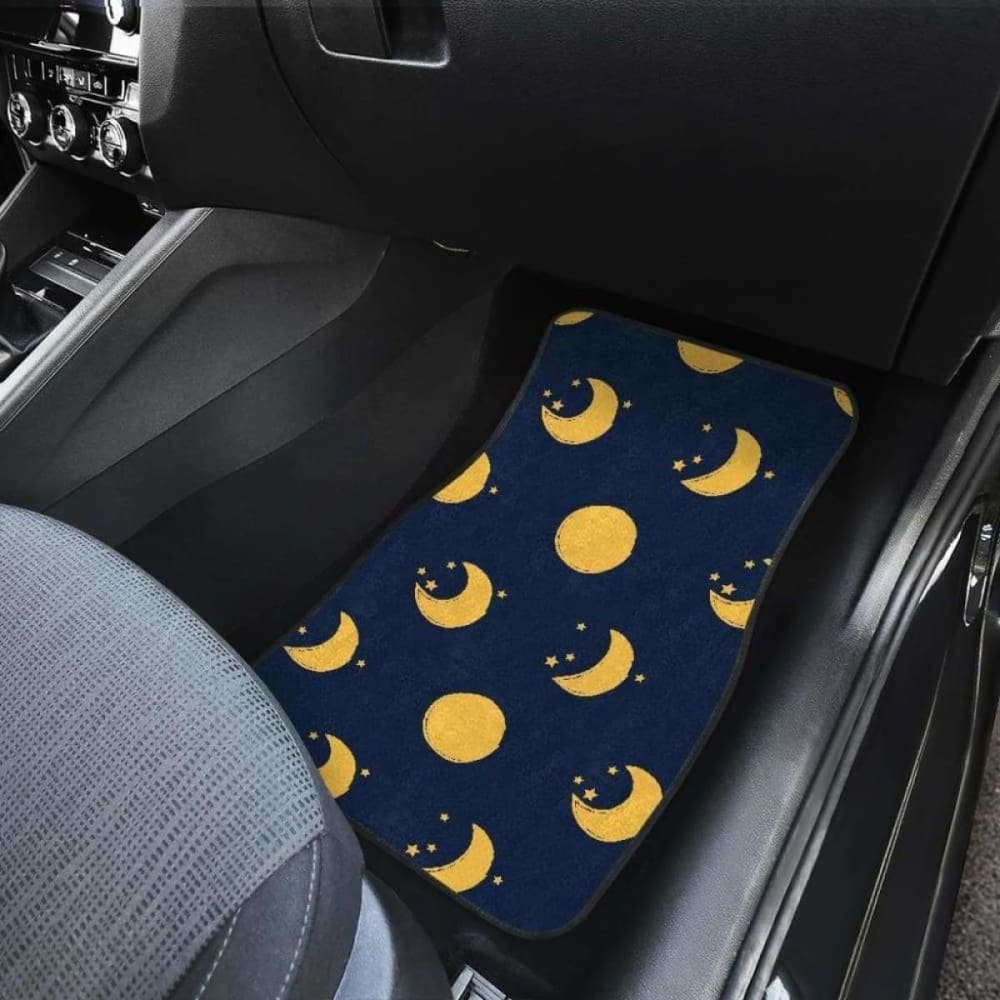 Moon Star Pattern Front And Back Car Mats 194013 - YourCarButBetter