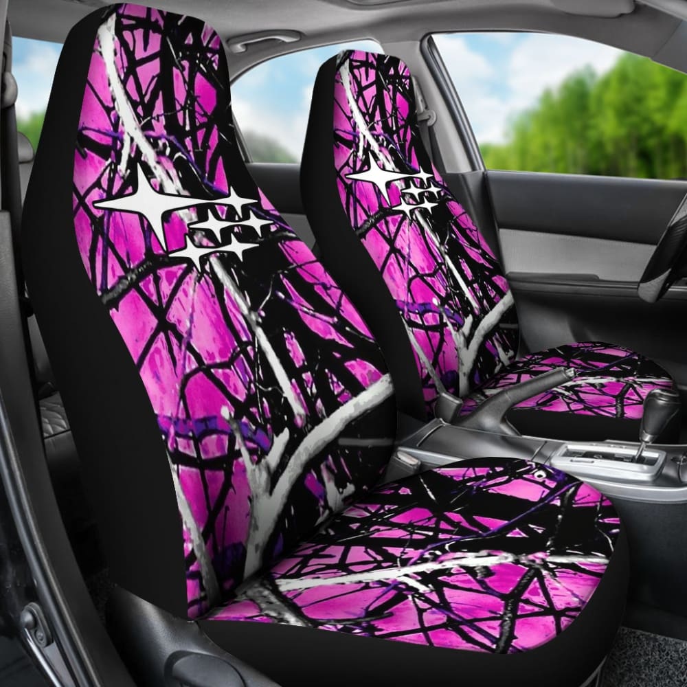 Moonshine Muddy Subaru Printed Car Seat Covers 212803 - YourCarButBetter