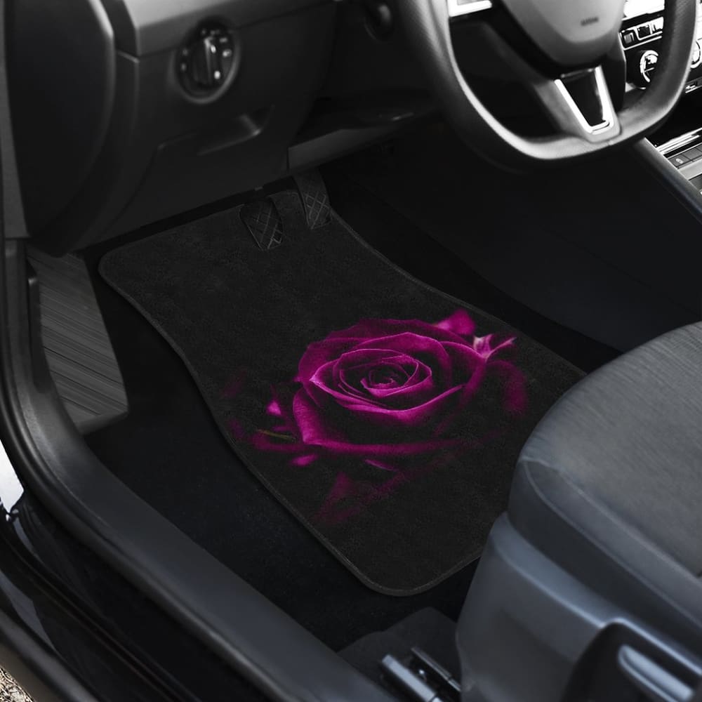 Most Beautiful Purple Roses Car Floor Mats 210902
