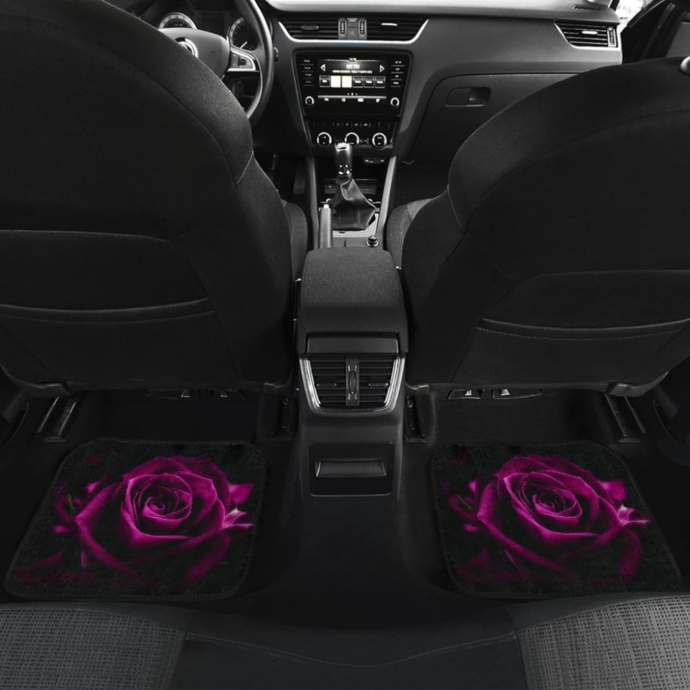 Most Beautiful Purple Roses Car Floor Mats 210902