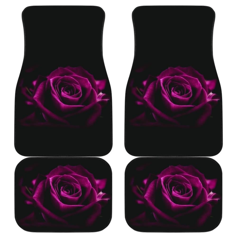 Most Beautiful Purple Roses Car Floor Mats 210902