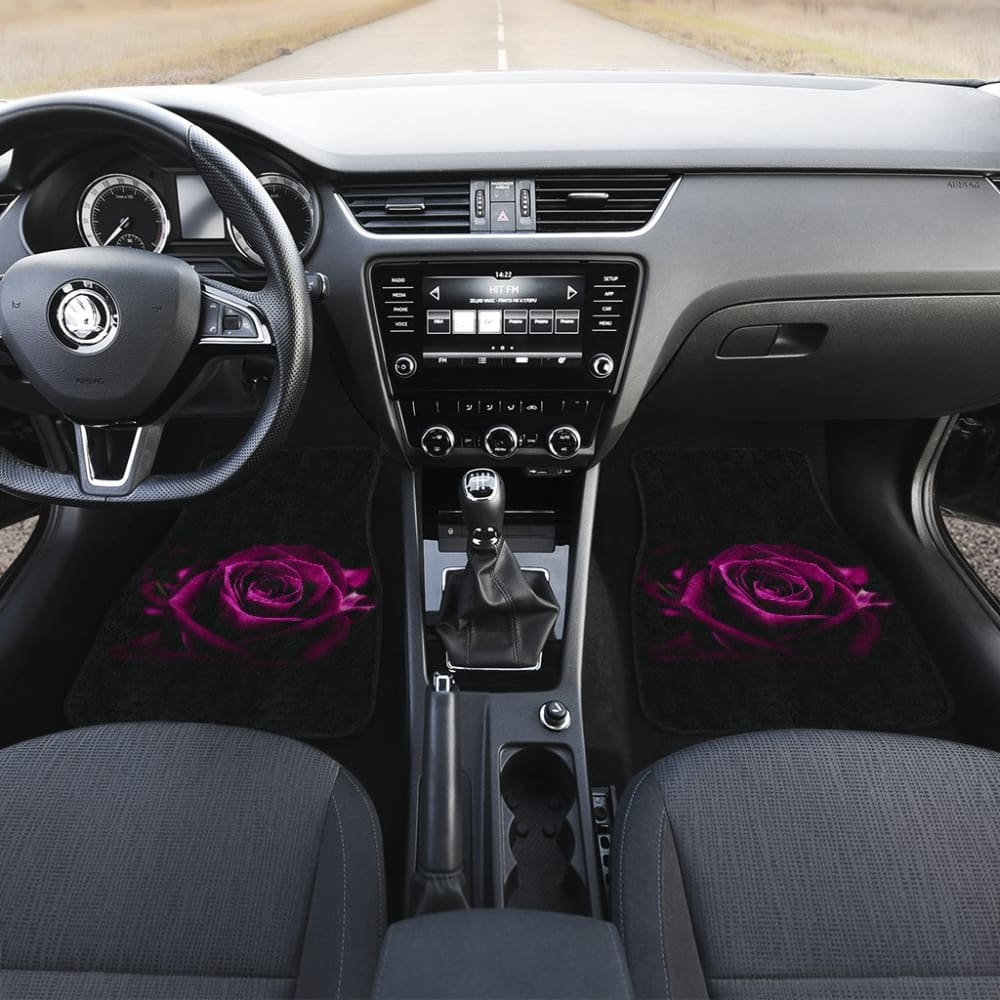 Most Beautiful Purple Roses Car Floor Mats 210902