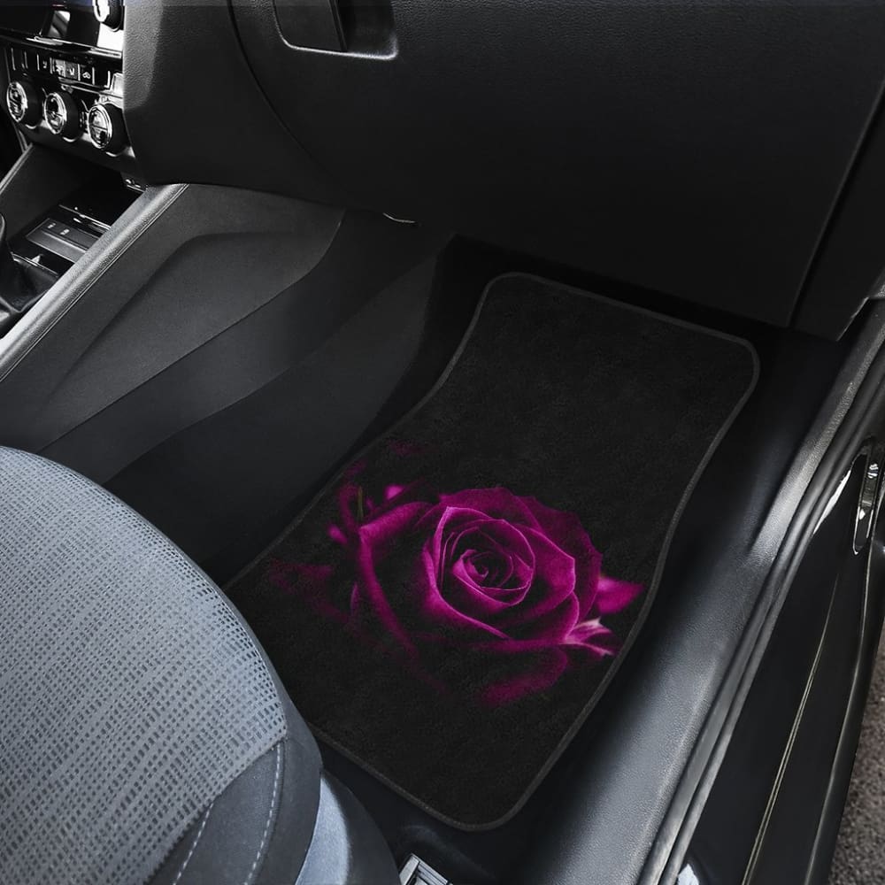 Most Beautiful Purple Roses Car Floor Mats 210902