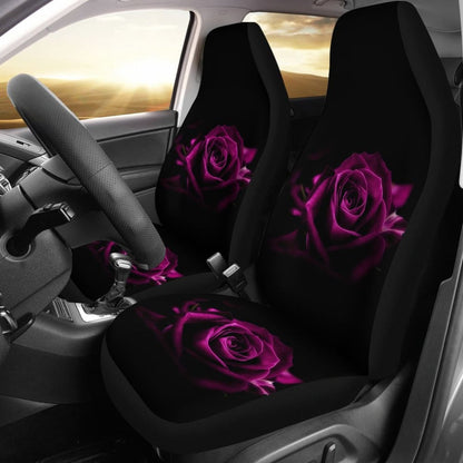 Most Beautiful Purple Roses Car Seat Covers 210902
