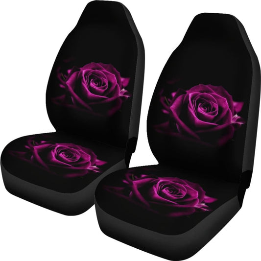 Most Beautiful Purple Roses Car Seat Covers 210902