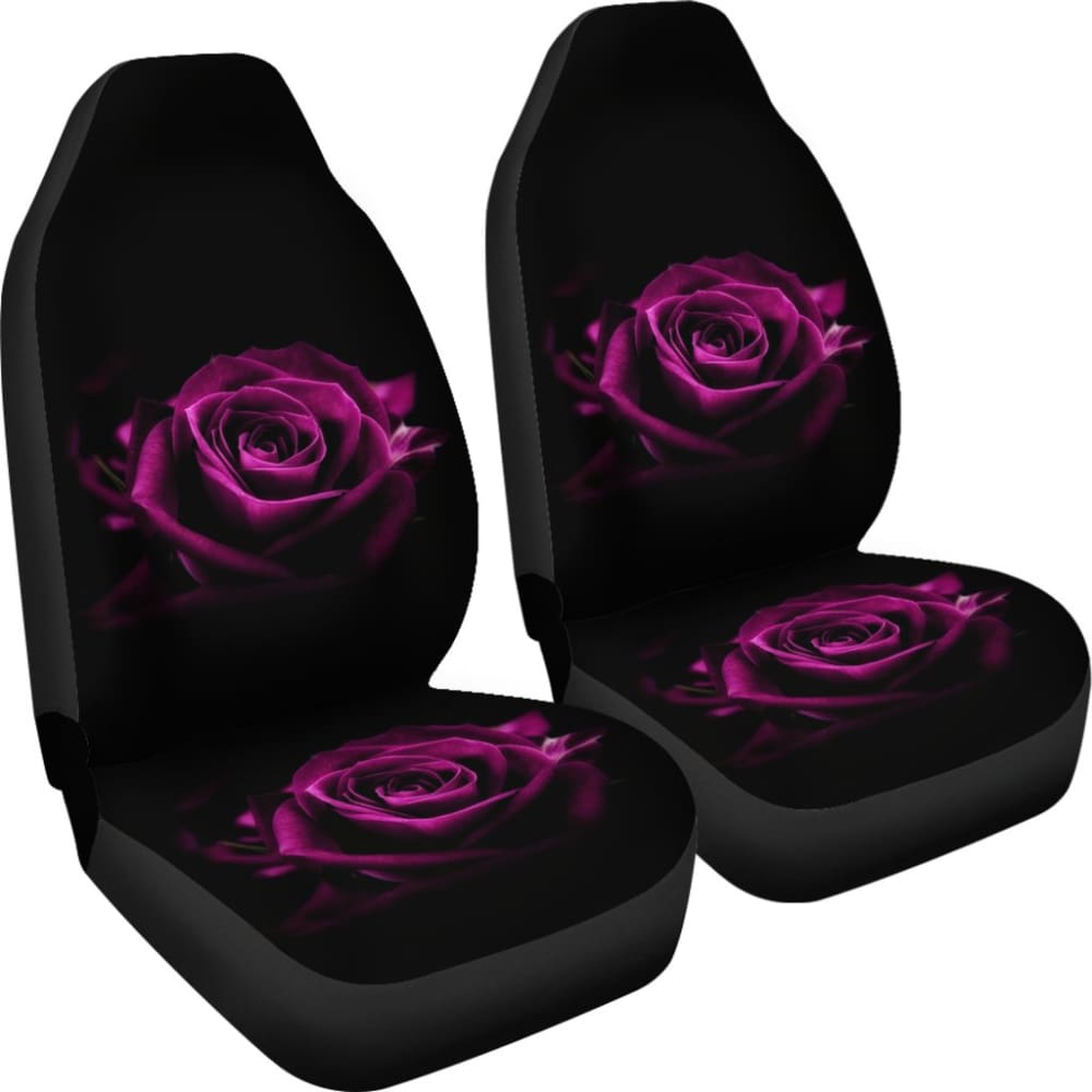 Most Beautiful Purple Roses Car Seat Covers 210902