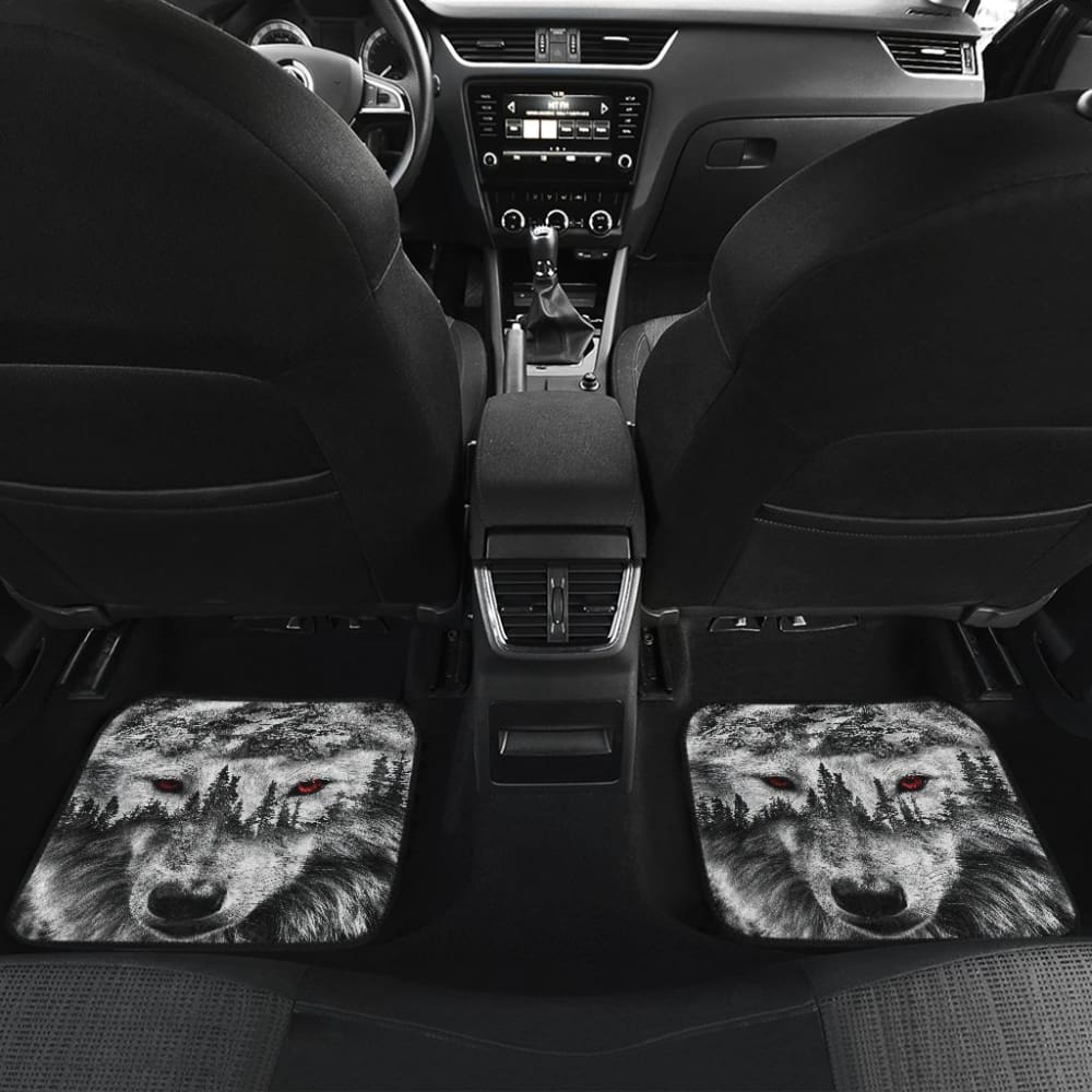 Mountain Snow Wolf Car Floor Mats 211303