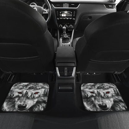 Mountain Snow Wolf Car Floor Mats 211303