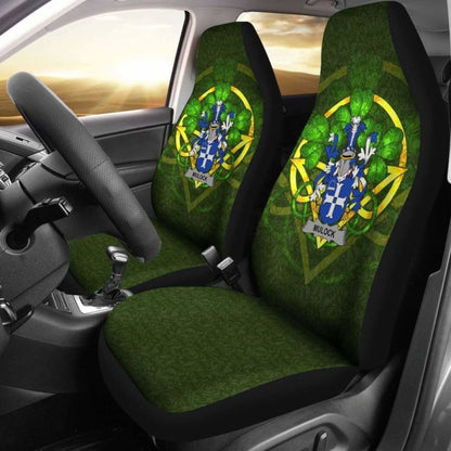 Mulock Or Mullock Ireland Car Seat Cover Celtic Shamrock (Set Of Two) 154230 - YourCarButBetter