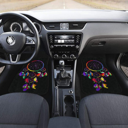 Multi Color Native Dreamcatcher Colorful Feather Car Floor Mats 211204 - YourCarButBetter