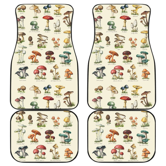 Mushroom Collection Car Floor Mats 210305 - YourCarButBetter