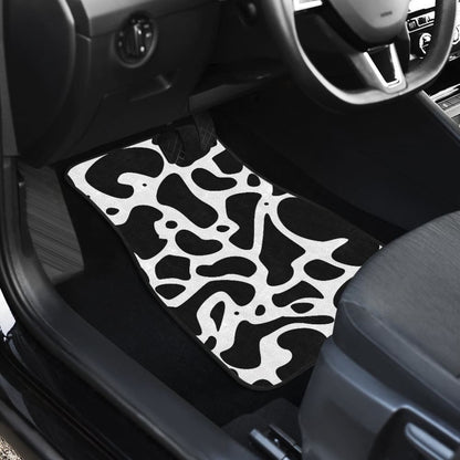 Must Buy Cowhide Print Car Floor Mats 210605 - YourCarButBetter