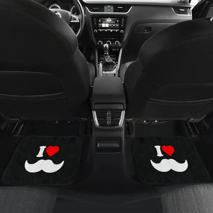 Mustache Beard Amazing Gift Idea Car Floor Mats 210305 - YourCarButBetter