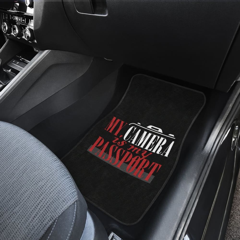 My Camera Is My Passport Photograph Lovers Car Floor Mats 211101 - YourCarButBetter