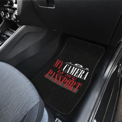 My Camera Is My Passport Photograph Lovers Car Floor Mats 211101 - YourCarButBetter
