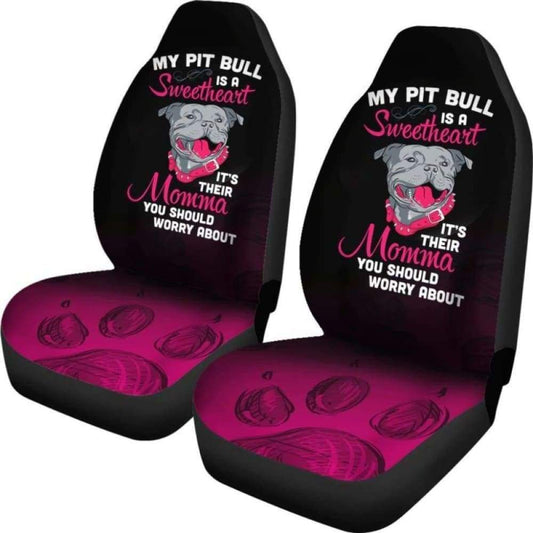My Pit Is A Sweetheart Car Seat Covers 113510