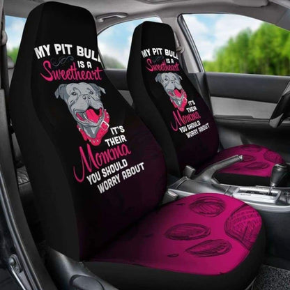 My Pit Is A Sweetheart Car Seat Covers 113510