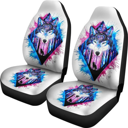 Mystic Wolf Car Seat Covers 174510 - YourCarButBetter