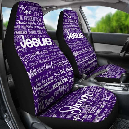 Names Of Jesus -2 Purple/White 181703 - YourCarButBetter