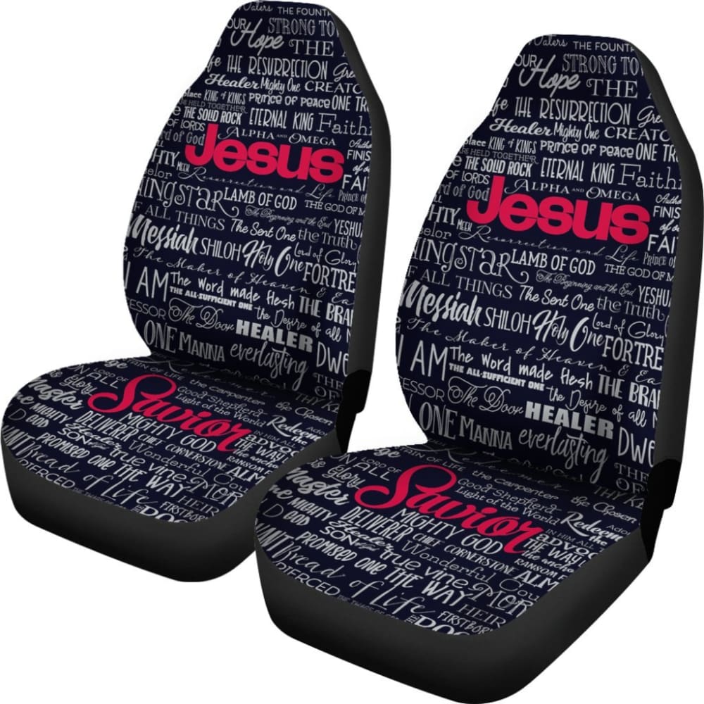 Names Of Jesus Car Seat Covers 184610 - YourCarButBetter