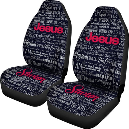 Names Of Jesus Car Seat Covers 184610 - YourCarButBetter