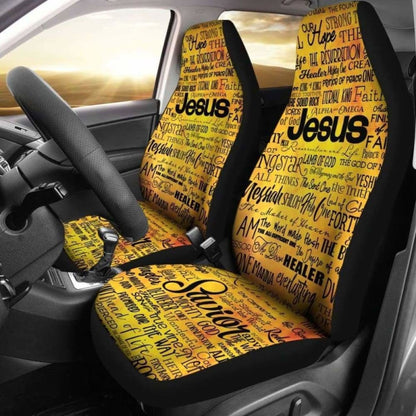 Names Of Jesus Gold Sq_Black 181703 - YourCarButBetter