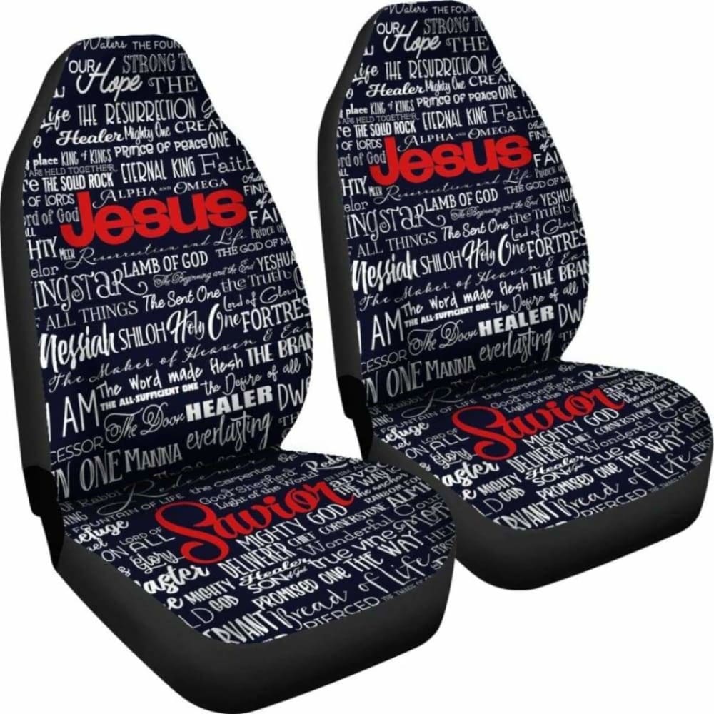 Names Of Jesus -V2 Blk-Wht-Red 181703 - YourCarButBetter