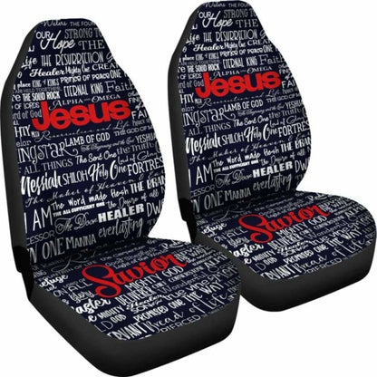 Names Of Jesus -V2 Blk-Wht-Red 181703 - YourCarButBetter