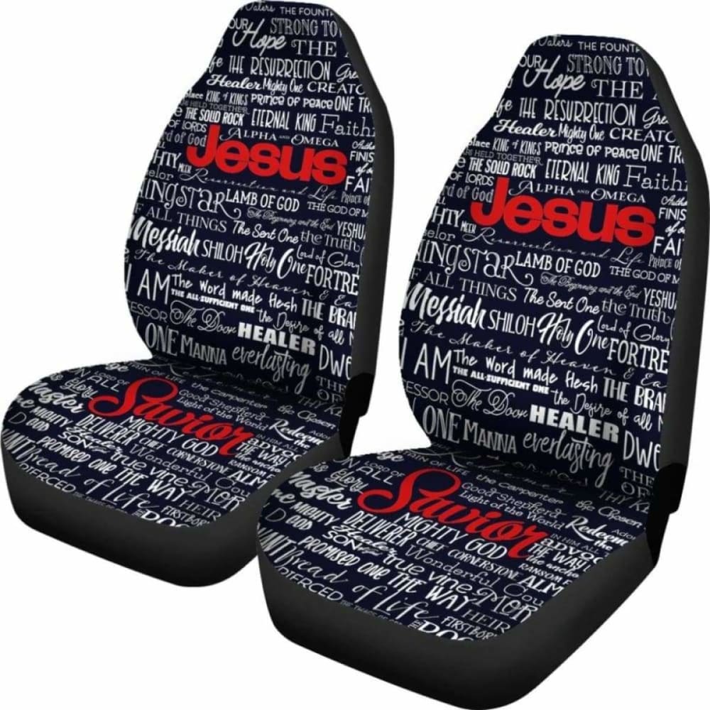Names Of Jesus -V2 Blk-Wht-Red 181703 - YourCarButBetter