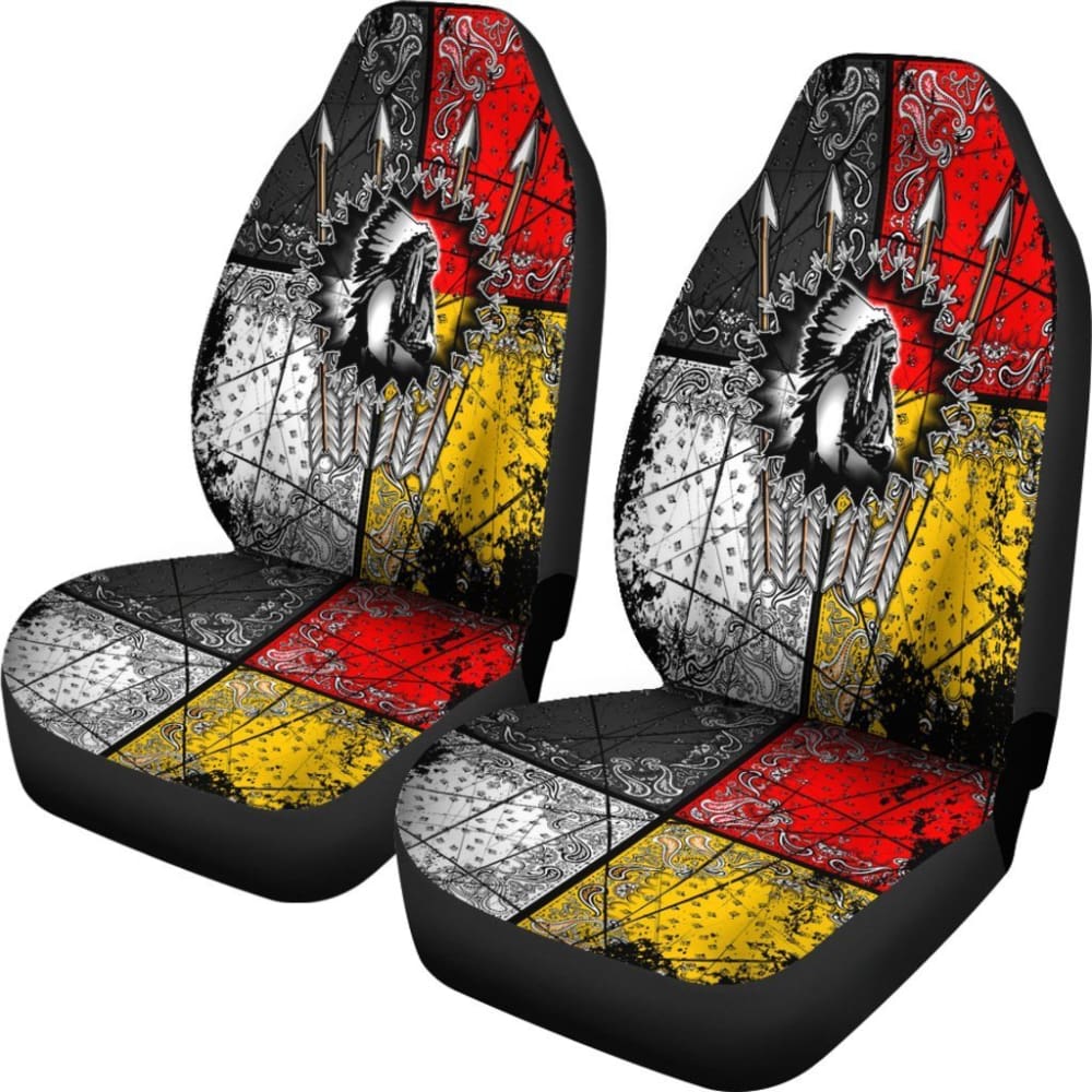 Native American Chief Car Seat Covers 093223 - YourCarButBetter