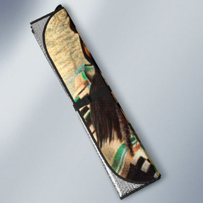 Native American Founding Fathers Auto Sun Shades 093223 - YourCarButBetter