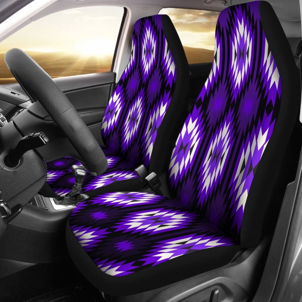 Native Design Car Seat Covers Purple 093223 - YourCarButBetter