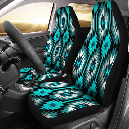 Native Design Teal Car Seats 093223 - YourCarButBetter
