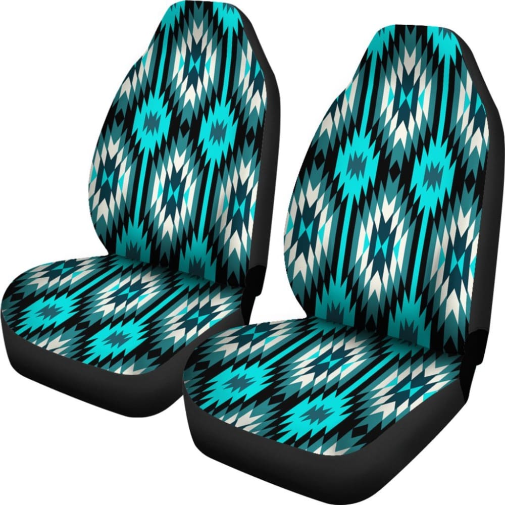 Native Design Teal Car Seats 093223 - YourCarButBetter