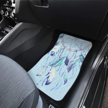 Native Dreamcatcher Winter Feather Car Floor Mats 211204 - YourCarButBetter