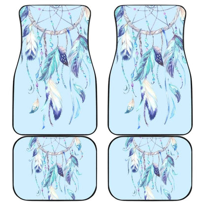Native Dreamcatcher Winter Feather Car Floor Mats 211204 - YourCarButBetter