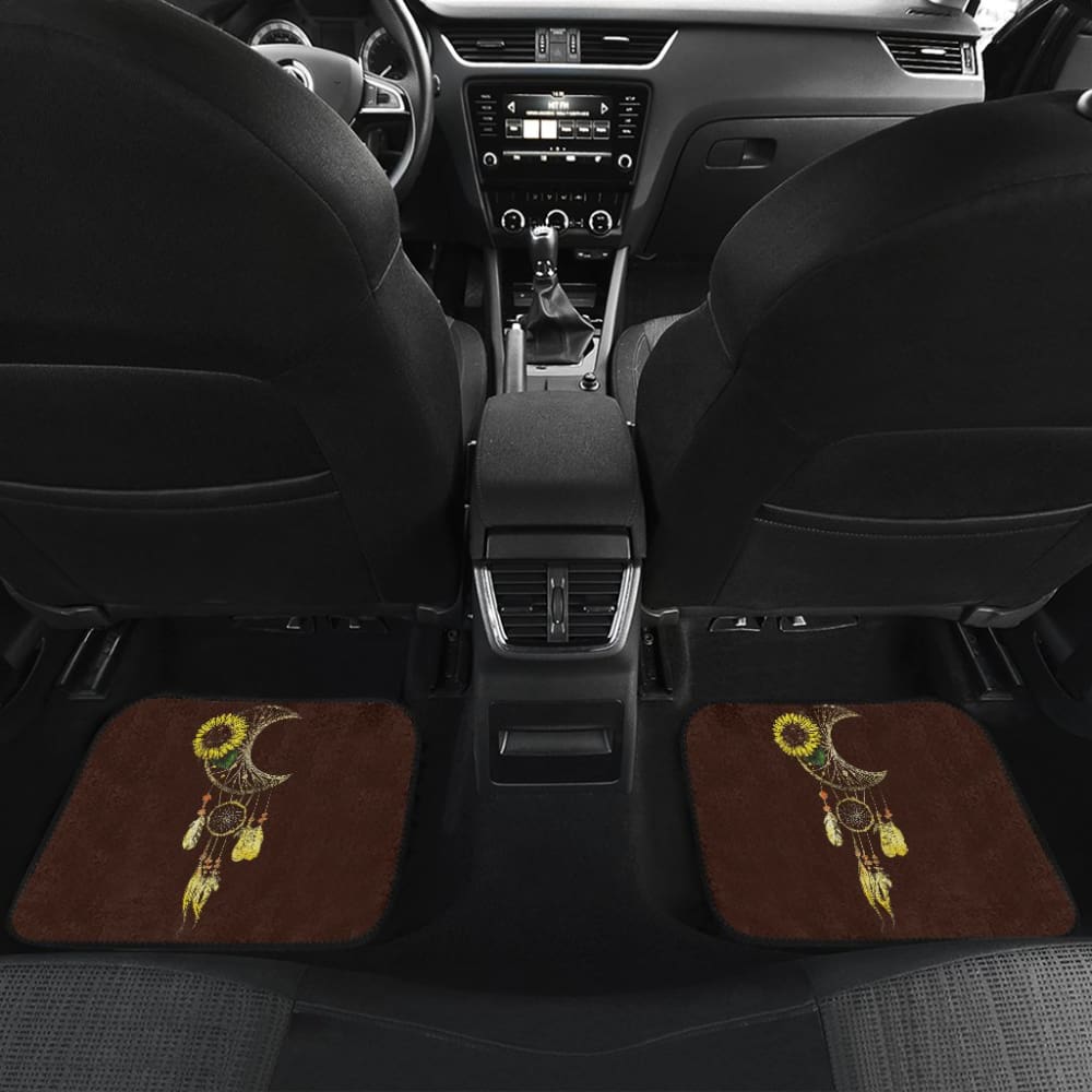 Native Sunflower Dreamcatcher Car Floor Mats 211501 - YourCarButBetter