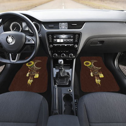 Native Sunflower Dreamcatcher Car Floor Mats 211501 - YourCarButBetter