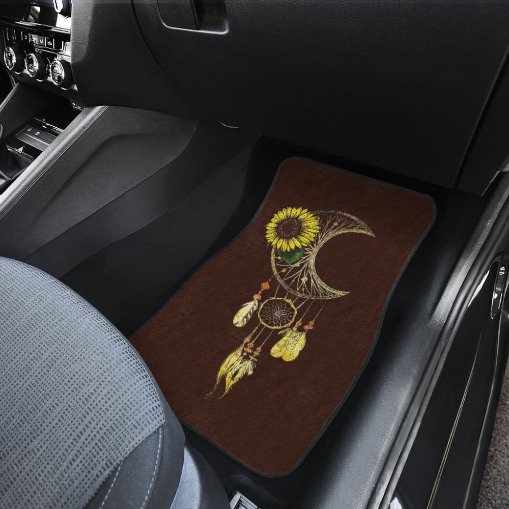Native Sunflower Dreamcatcher Car Floor Mats 211501 - YourCarButBetter