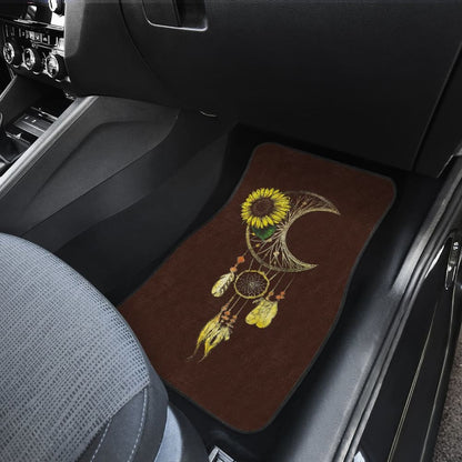 Native Sunflower Dreamcatcher Car Floor Mats 211501 - YourCarButBetter