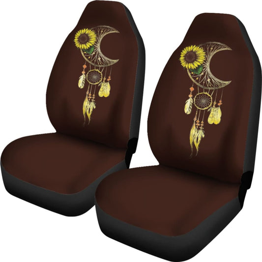Native Sunflower Dreamcatcher Car Seat Covers 211501 - YourCarButBetter