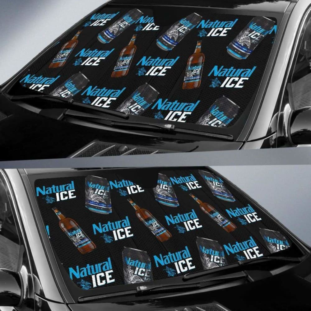 Natural Ice Car Sun Shade Auto Sun Visor For Beer Lover 102507 - YourCarButBetter